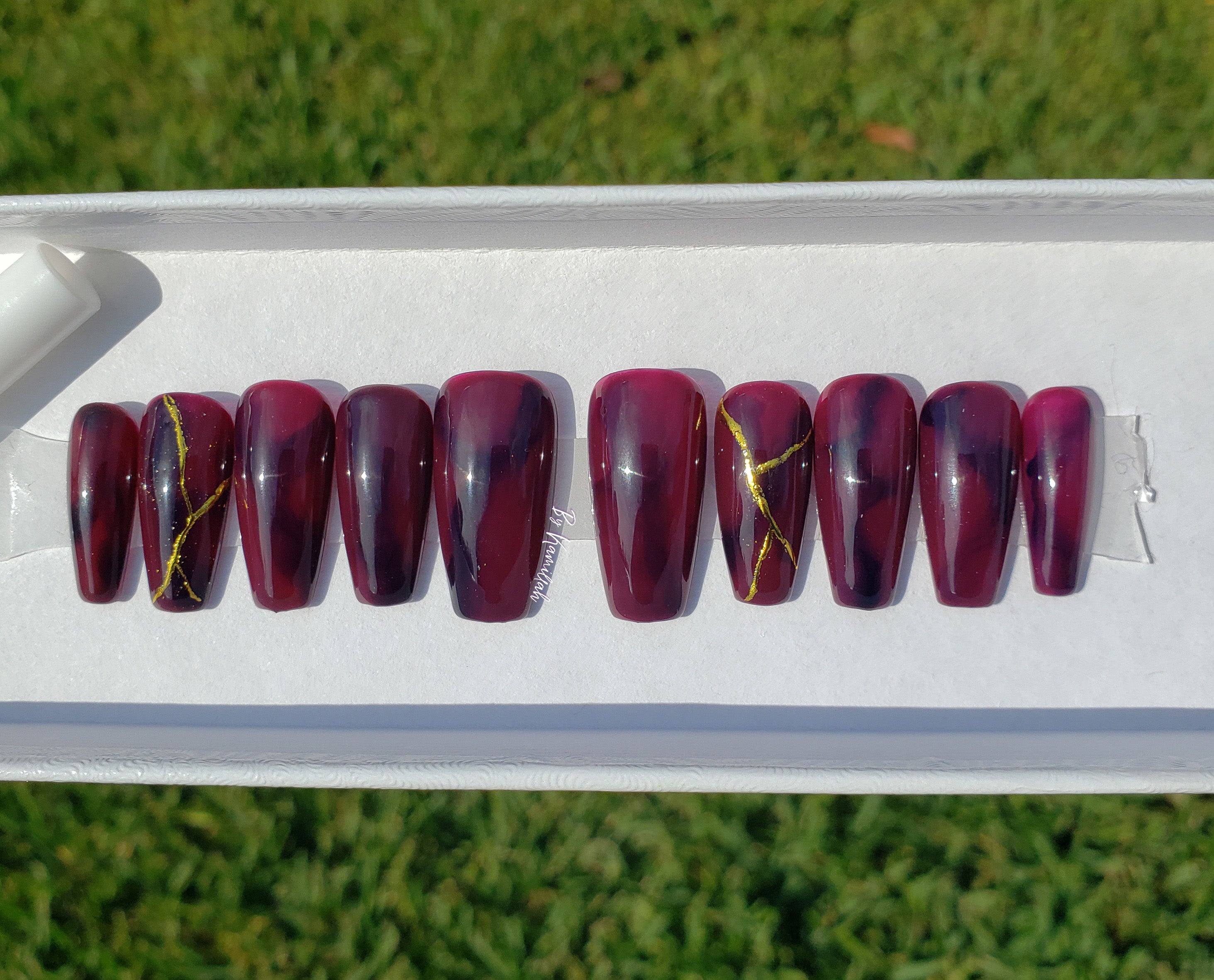 Marble (with gold accents)